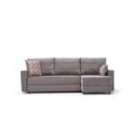 Γωνιακός καναπές Ece Right κρεμ 242x90x88cm ed3297 - Image 5