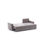 Γωνιακός καναπές Ece Right κρεμ 242x90x88cm ed3297 - Image 4