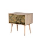 Κομοδίνο Two μελαμίνη 60x40x61cm ed3340 - Image 4