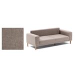 Καναπές τριθέσιος Franz κρεμ 220x82x87cm ed3389 - Image 2