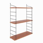 Ράφι τοίχου Armoni καρυδί μελαμίνη 72x85x20cm ed3429 - Image 3