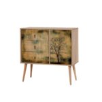 Μπουφές Verybox oak μελαμίνη 90x40x90cm ed3517 - Image 5