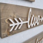 Διακοσμητικά ξύλινα αξεσουάρ τοίχου 40x14cm ed3570 - Image 3