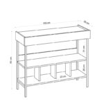 Κονσόλα Alice oak μελαμίνη 103x35x82cm ed3630 - Image 2