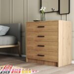 Συρταριέρα Grande δρυς μελαμίνη 80x45x81 8εκ ed3693