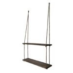 Ραφιέρα τοίχου Avra 60x14x60cm ξύλινη ed3696 - Image 2