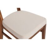 Σετ καρέκλας 2 τεμάχια Elma καρυδί μπεζ ξύλο 41 5x43 5x86εκ ed3727 - Image 3