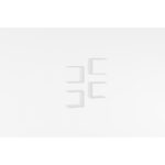 Ράφι τοίχου Base άσπρη 30x19 6cm μελαμίνη ed3751 - Image 3