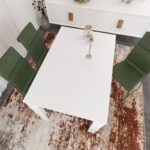 Τραπέζι Single 120x80x78cm μελαμίνη άσπρη ed3840 - Image 2