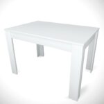Τραπέζι Single 120x80x78cm μελαμίνη άσπρη ed3840 - Image 5