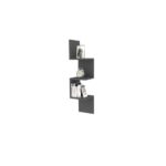 Ραφιέρα Zikzak ανθρακί μελαμίνη 25x25x105 4εκ ed3911 - Image 5