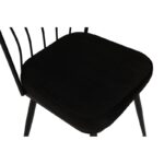 Καρέκλα Star μαύρο χρώμα μέταλλο 43x42x84cm set 2τεμ ed3936 - Image 4