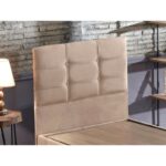 Μονό κρεβάτι Polo Light Brown χρώμα 90 x 190 ed3946 - Image 4