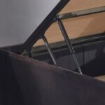 Μονό κρεβάτι Ela Single Black χρώμα 100 x 200 ed3958 - Image 3