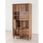 Βιβλιοθήκη Mare Atlantic Pine χρώμα μελαμίνη 80x36xH155cm ed4029 - Image 4