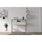 Κονσόλα Garda λευκό χρώμα 90x34x70cm μελαμίνη ed4033 - Image 4