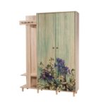 Έπιπλο εισόδου Garmanto δρυς μελαμίνη 135x36x194εκ ed4066 - Image 5