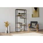 Βιβλιοθήκη Emina Sapphire μελαμίνη 85x29x182εκ ed4223