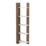 Βιβλιοθήκη Reeta καρυδί μελαμίνη 45x25 6x160εκ ed4268 - Image 4