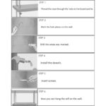 Ραφιέρα τοίχου Avra 60x13cm ξύλινη ed4280 - Image 2