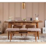 Καρέκλα Molto καρυδί μελαμίνη 46x46x85cm ed4385 - Image 5