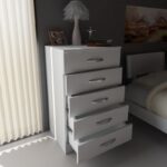 Συρταριέρα Diva 55x44x90cm μελαμίνη ed4418 - Image 5