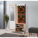 Έπιπλο εισόδου Inch μελαμίνη oak 100x36x195cm ed4426