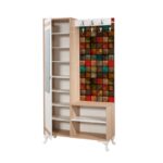 Έπιπλο εισόδου Inch μελαμίνη oak 100x36x195cm ed4426 - Image 4