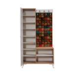 Έπιπλο εισόδου Inch μελαμίνη oak 100x36x195cm ed4426 - Image 3