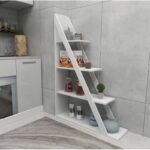 Βιβλιοθήκη Arven άσπρο μελαμίνη 100x29 5x150εκ ed4458 - Image 4