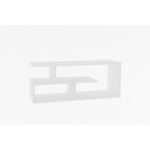 Βάση τηλεόρασης Cafu White 100x29 6x40cm ed4461 - Image 3