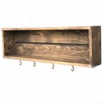 Ράφι κουζίνας Alpha καρυδί ξύλο 70x10x21εκ ed4468 - Image 3