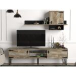 Έπιπλο τηλεόρασης Costa Patik χρώμα 180x29 5x49cm ed4549