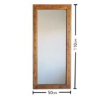 Καθρέφτης Noce 110x50cm ξύλινος ed4598 - Image 2