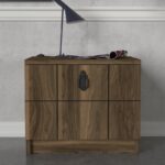 Κομοδίνο Firma καρυδί χρώμα 49X41X35cm ed4674 - Image 5