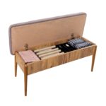 Αποθηκευτικό σκαμπώ Vina Soho Atlantic μελαμίνη 110x40x51cm ed4728 - Image 4