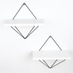 Ραφιέρα Crorl μαύρο άσπρο μελαμίνη μεταλλικό πλαίσιο 30x30x14εκ ed4888 - Image 3