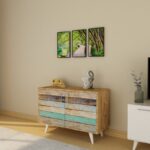 Κονσόλα Dilara δρυς μελαμίνη 100x40x50εκ ed4985 - Image 5