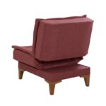 Πολυθρόνα Santo κεραμιδί 75x70x90cm ed5038 - Image 4