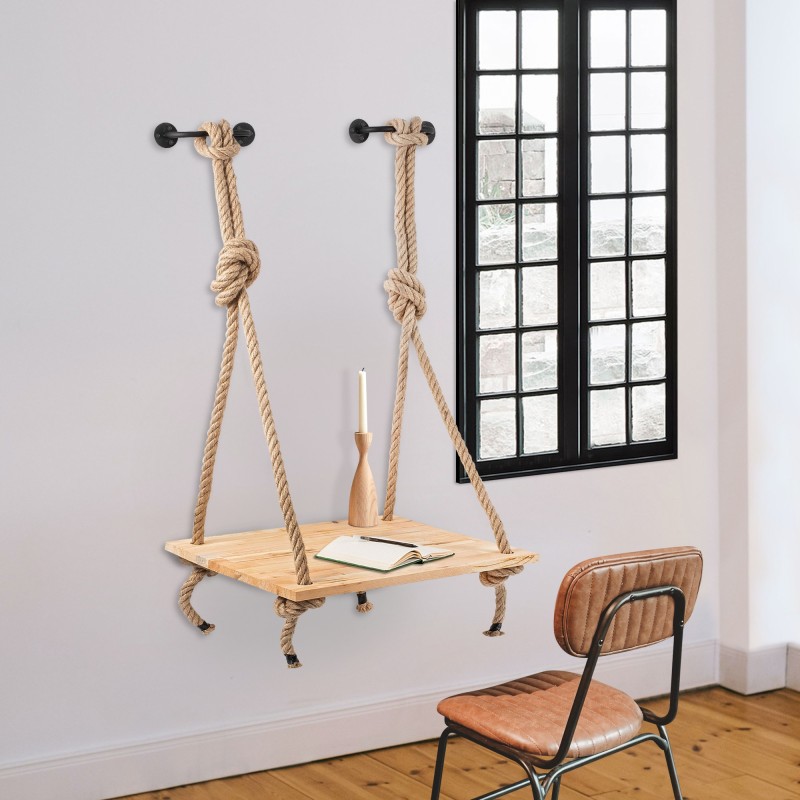 5057_0-800x800 Ραφιέρα Kom δρυς ξύλο μέταλλο 60x55x90εκ ed5057 - Image 1