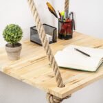 Ραφιέρα Kom δρυς ξύλο μέταλλο 60x55x90εκ ed5057 - Image 5