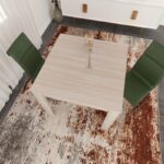 Τραπέζι Single 90x80x78cm μελαμίνη oak ed5175 - Image 5