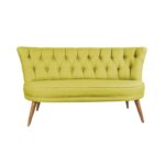 Καναπές διθέσιος Divanetto 140x71x80cm φιστικί ed5256