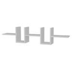 Ραφιέρα Alonza άσπρο μελαμίνη 130x19 5x20εκ ed5288 - Image 3