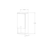 Ντουλάπι μπάνιου Mis sapphire μελαμίνη 30x21 8x71εκ ed5296 - Image 2