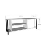 Έπιπλο τηλεόρασης Legame Rebab 120x30x54cm ed5328 - Image 2