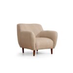 Πολυθρόνα Napoli Cappuccino 95x96x86cm ed5340 - Image 3