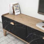 Έπιπλο τηλεόρασης Famiglia oak marble 178x44 8x34 6cm ed5343 - Image 4