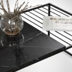 Τραπέζι σαλονιού Zinus μαύρο μελαμίνη μεταλλικά πόδια 95x55x43εκ ed5371 - Image 3