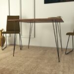 Τραπέζι Sandalf καρυδί χρώμα μελαμίνη 90x75cm ed5422 - Image 5